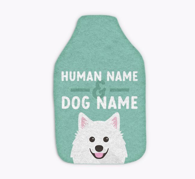 Human and Dog Names: Personalised {breedFullName} Hot Water Bottle